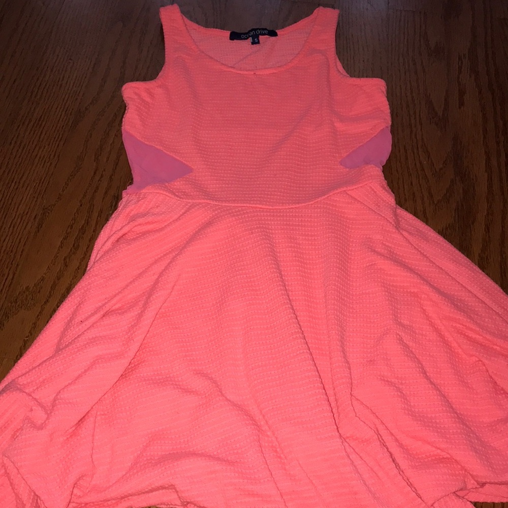 A pink dress